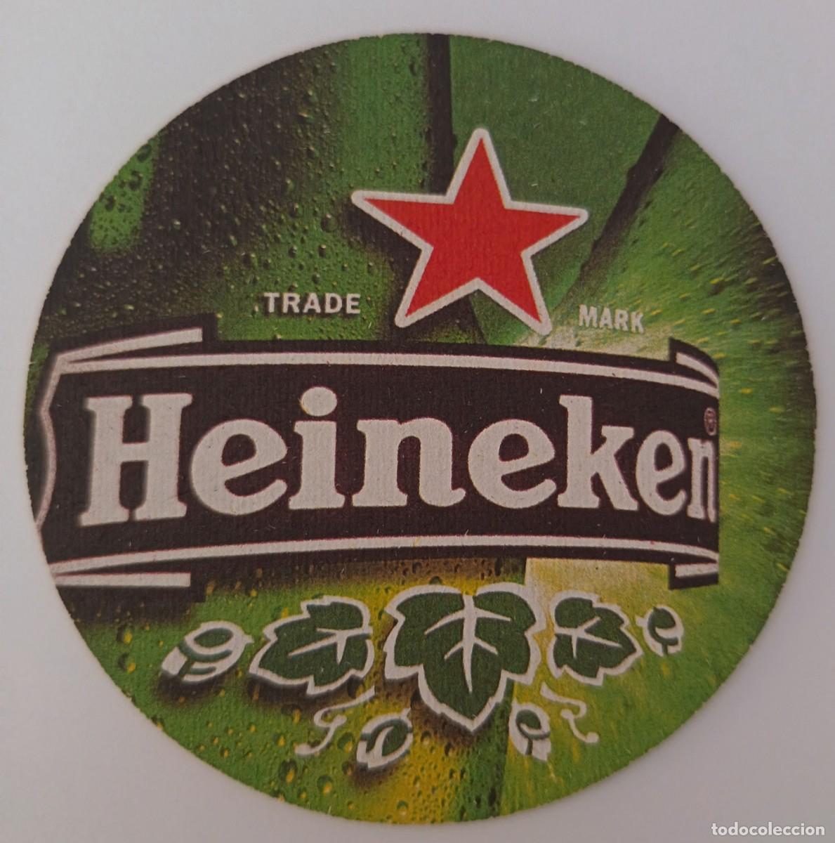 Otros Art&iacute;culos de Coleccionismo en Papel: Posavasos. Redondo. Heineken Trade Mark.