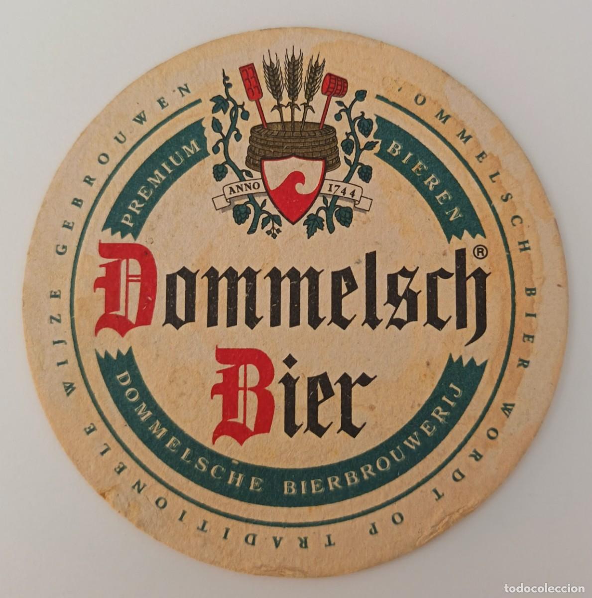 Otros Art&iacute;culos de Coleccionismo en Papel: Posavasos. Redondo. Dommelsch Bier Premium Bieren.