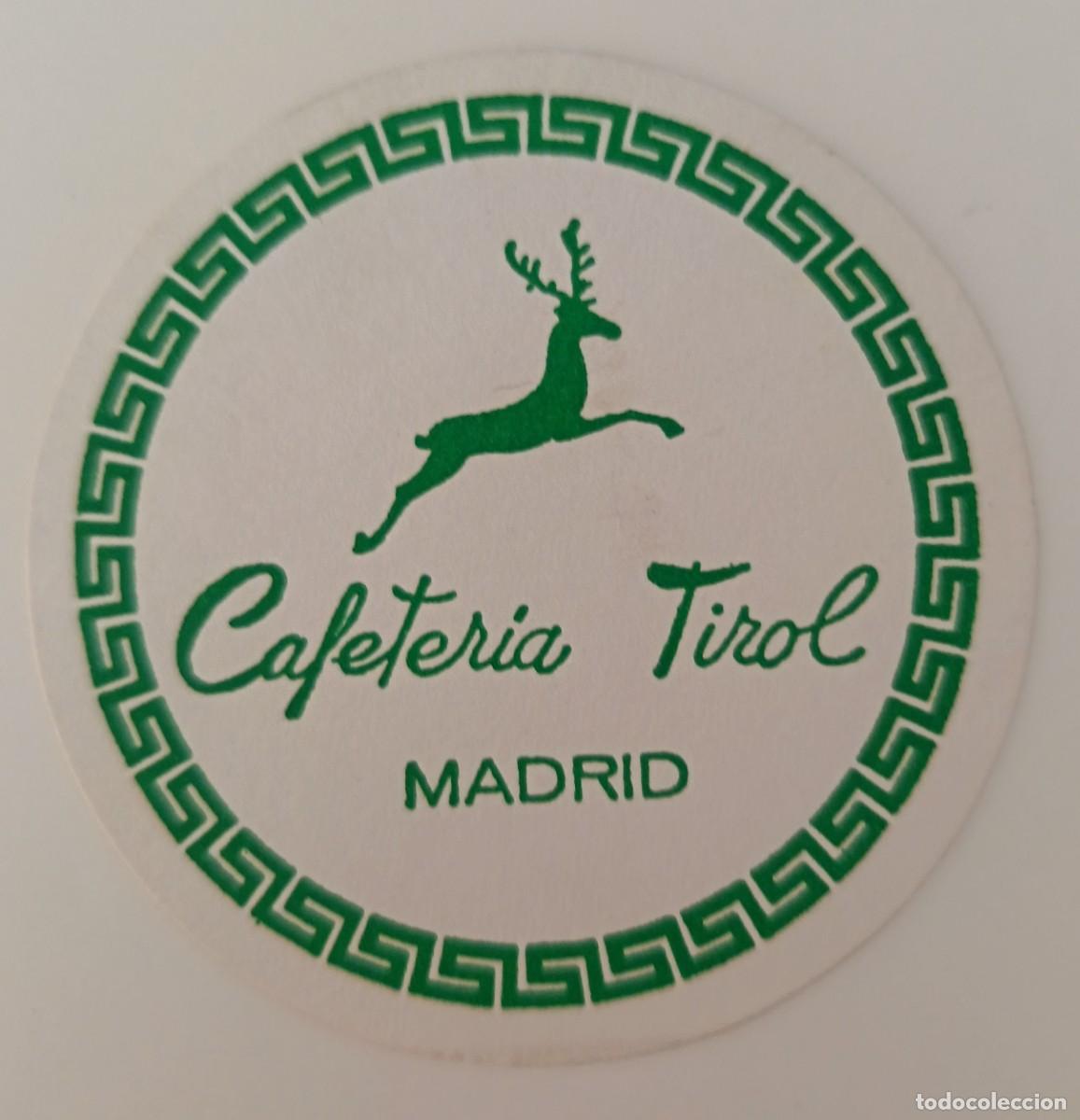 Otros Art&iacute;culos de Coleccionismo en Papel: Posavasos. Redondo. Cafeteria Tirol Madrid.