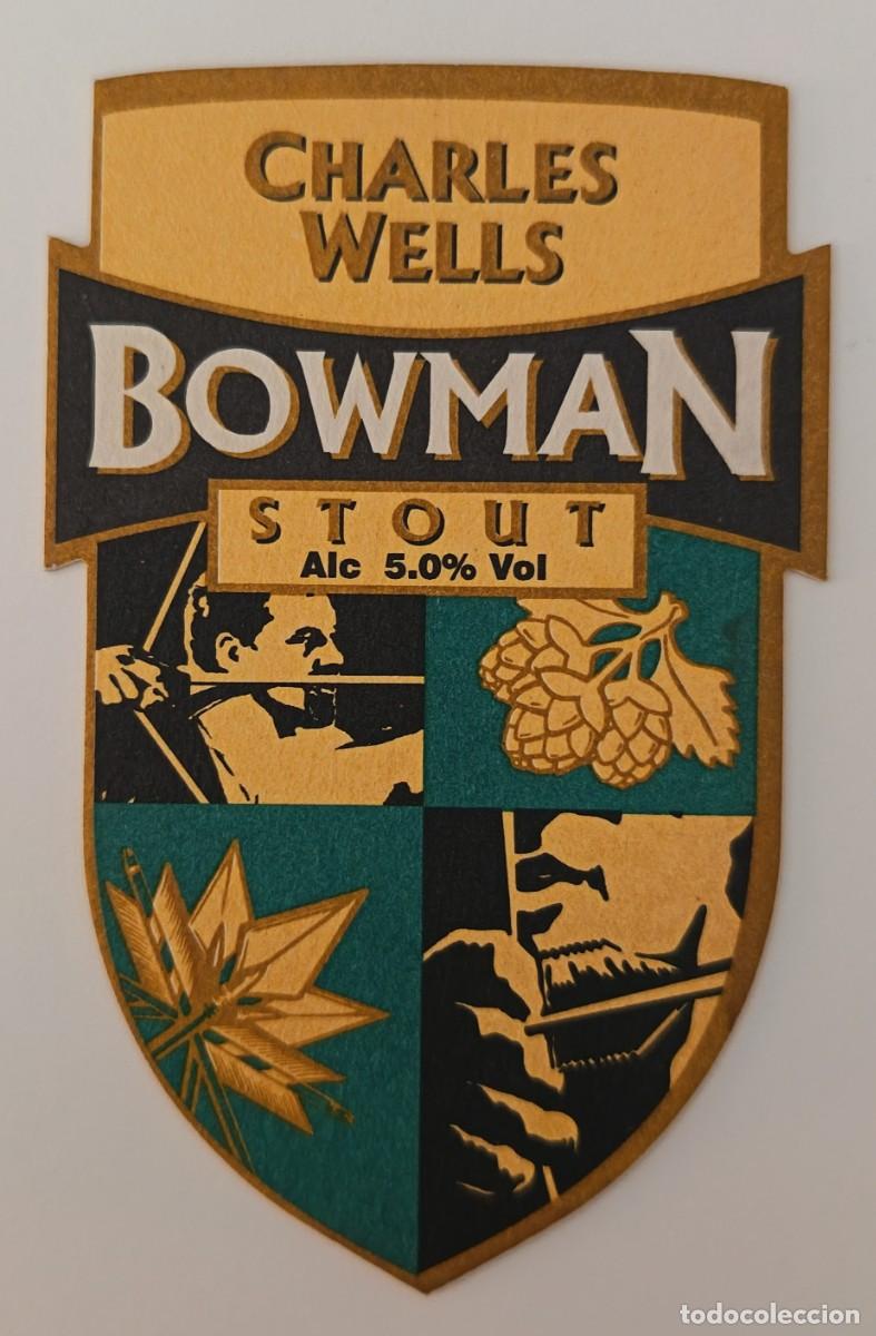 Otros Art&iacute;culos de Coleccionismo en Papel: Posavasos. Forma de escudo. Charles Wells Bownan Stout.