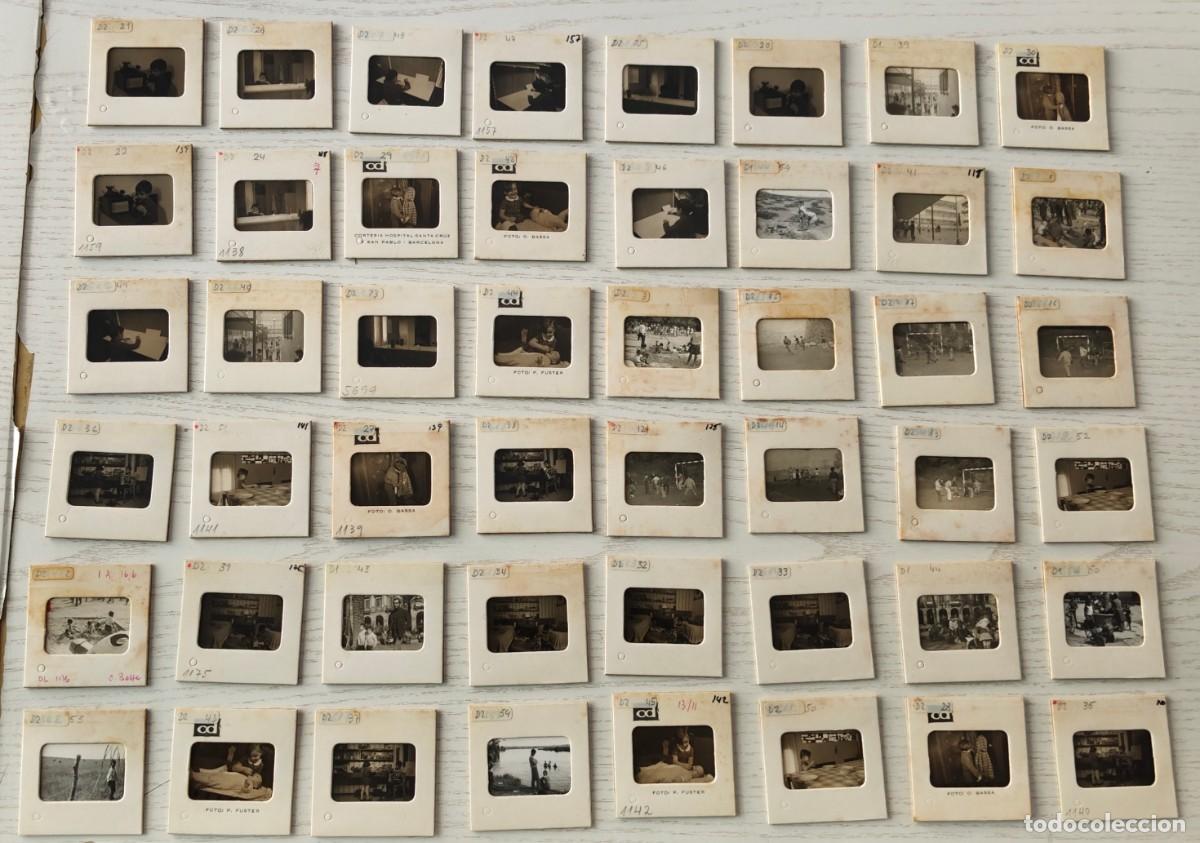 Otros Art&iacute;culos de Coleccionismo en Papel: LOTE DE 48 FOTOGRAF&Iacute;AS EN BLANCO Y NEGRO CON ESCENAS DE NI&Ntilde;OS EN TAMA&Ntilde;O DIAPOSITIVA - A&Ntilde;OS 70