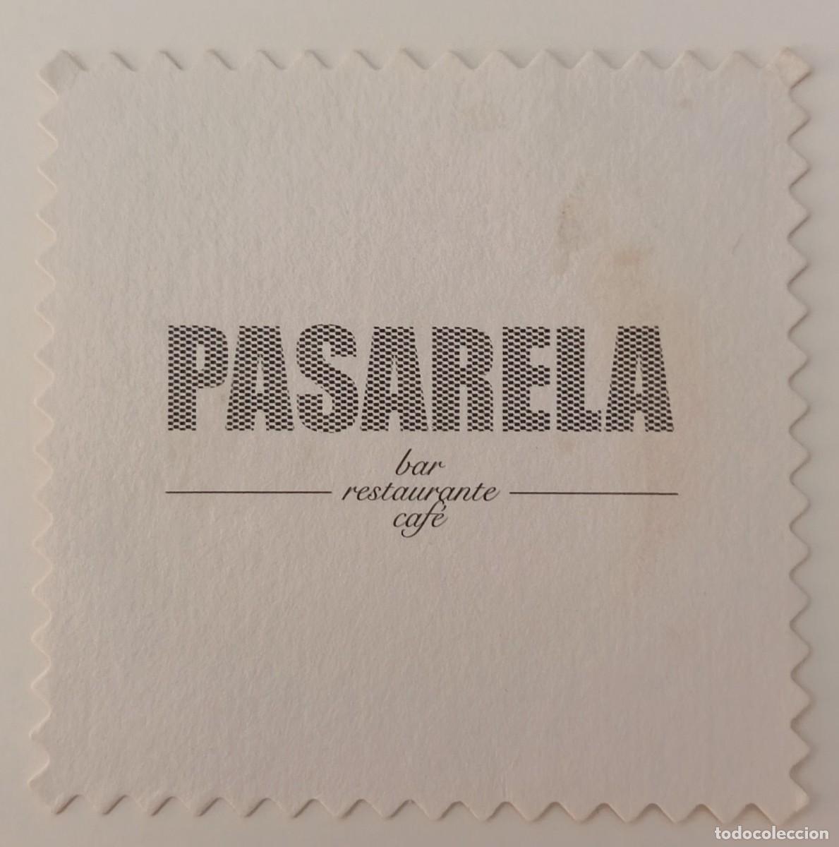 Otros Art&iacute;culos de Coleccionismo en Papel: Posavasos. Cuadrado. Pasarela Bar Restaurante Cafe.