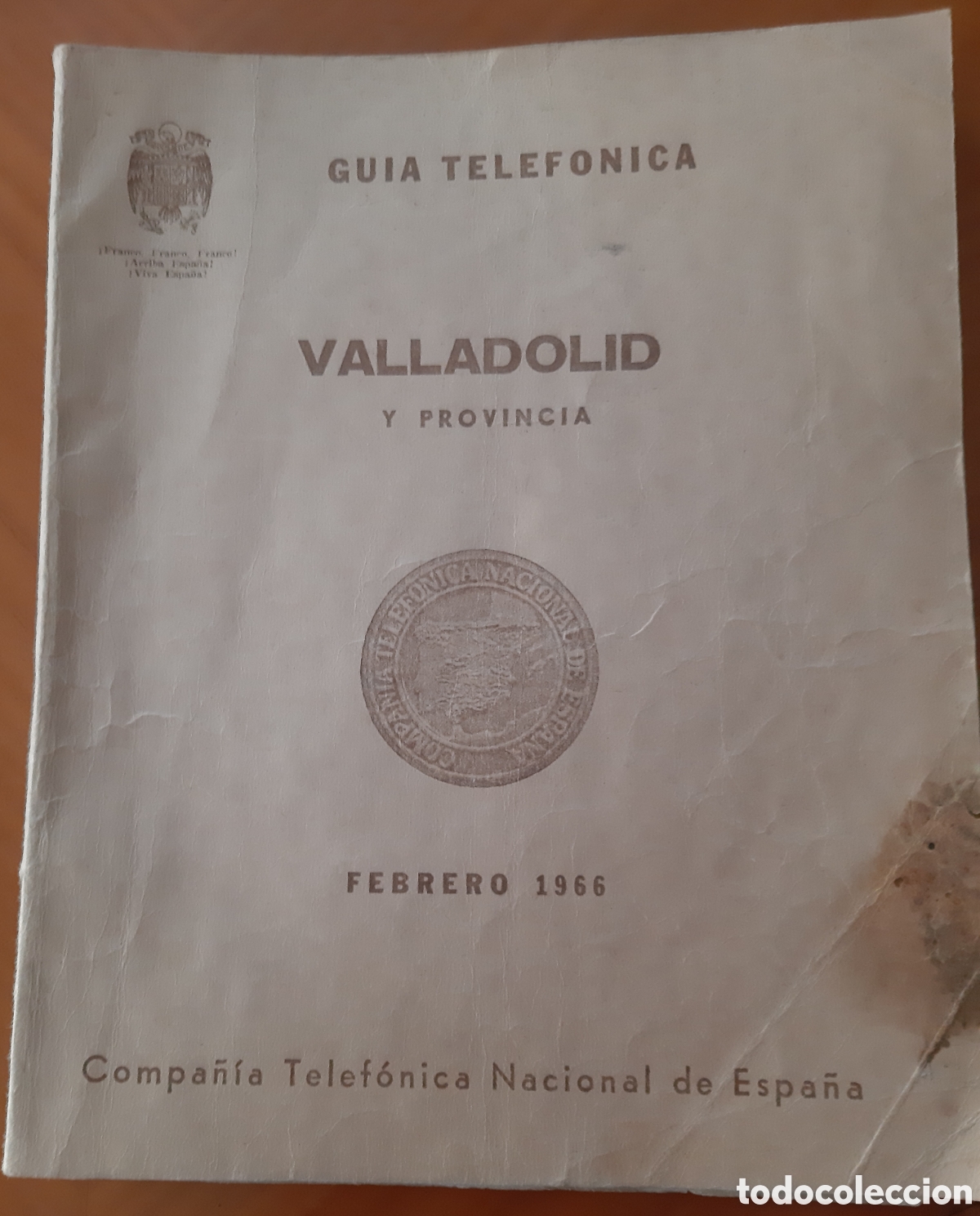 Otros Art&iacute;culos de Coleccionismo en Papel: Valladolid, gu&iacute;a telef&oacute;nica del a&ntilde;o 1966. Original y rara