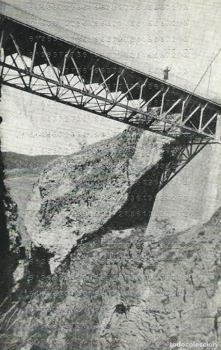 Collectionnisme Papier divers: PUENTE SOBRE EL SIL BABIA LACIANA LEON 16X10 CLIPPING ANTIGUO M23
