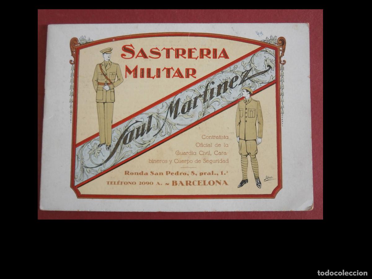 Otros Art&iacute;culos de Coleccionismo en Papel: Sastreria Militar Saul Martinez. Cat&aacute;logo