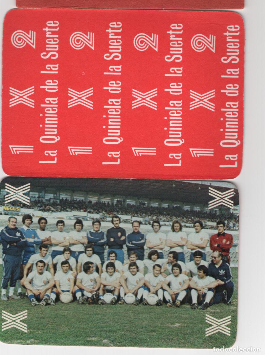 Otros Art&iacute;culos de Coleccionismo en Papel: NAIPE DEL ZARAGOZA FUTBOL CLUB