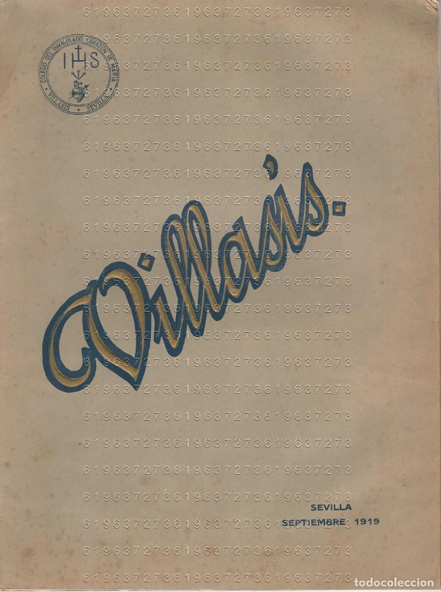 Otros Art&iacute;culos de Coleccionismo en Papel: SEVILLA VILLASIS 1919 REVISTA ALGO FATIGADA COLEGIO VIRGEN DEL INMACULADO CORAZON DE MARIA U78