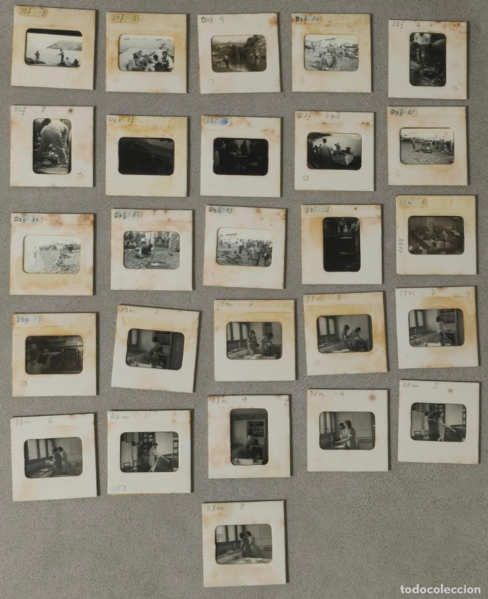 Otros Art&iacute;culos de Coleccionismo en Papel: LOTE DE 26 FOTOGRAF&Iacute;AS EN BLANCO Y NEGRO DE DIVERSOS OFICIOS EN TAMA&Ntilde;O DIAPOSITIVA - A&Ntilde;OS 70