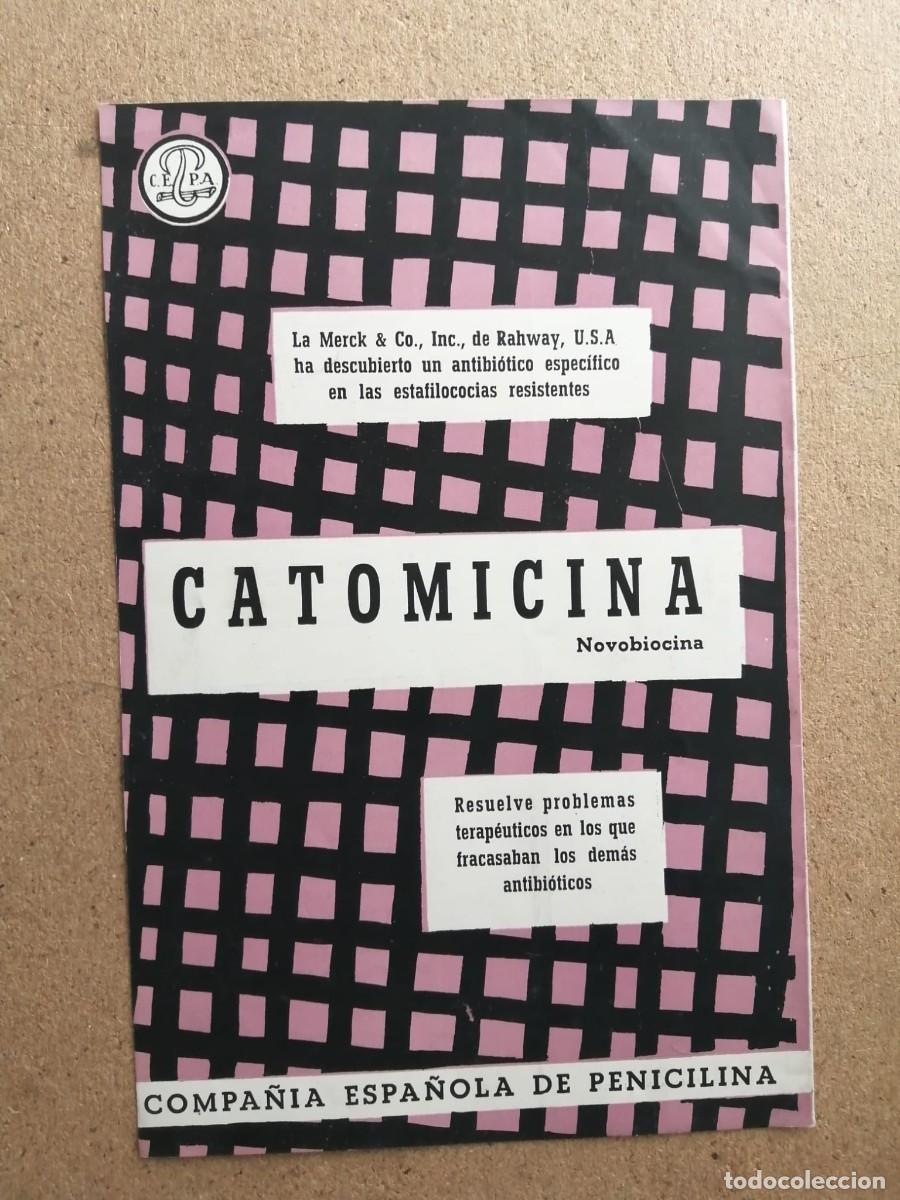 Otros Art&iacute;culos de Coleccionismo en Papel: ANUNCIO. CATOMICINA.
