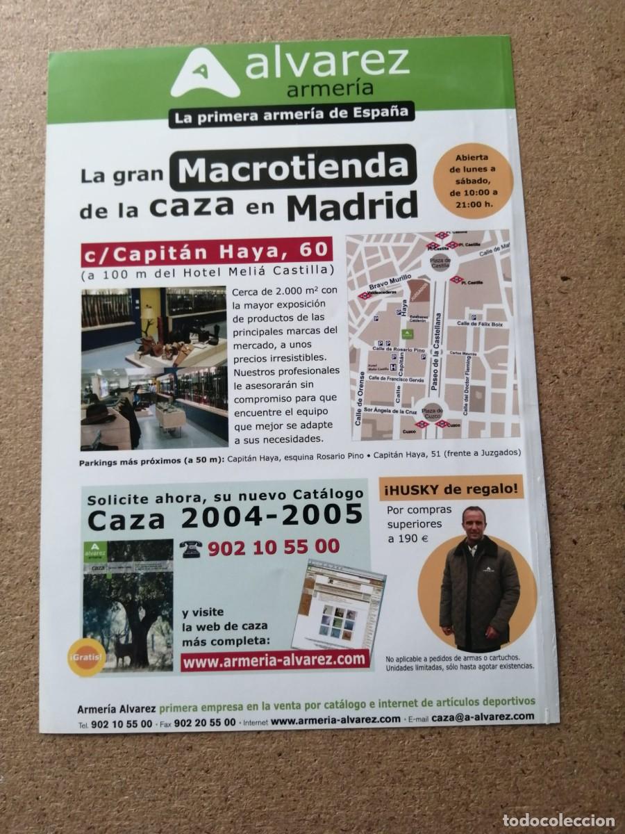 Otros Art&iacute;culos de Coleccionismo en Papel: ANUNCIO. ALVAREZ, LA PRIMERA ARMERIA DE ESPA&Ntilde;A