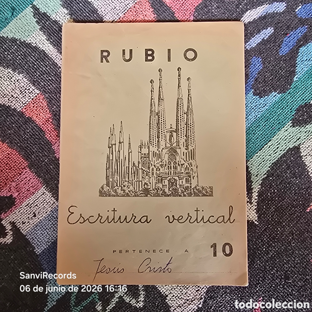 Otros Art&iacute;culos de Coleccionismo en Papel: CUADERNOS RUBIO: ESCRITURA VERTICAL 10 (1962)