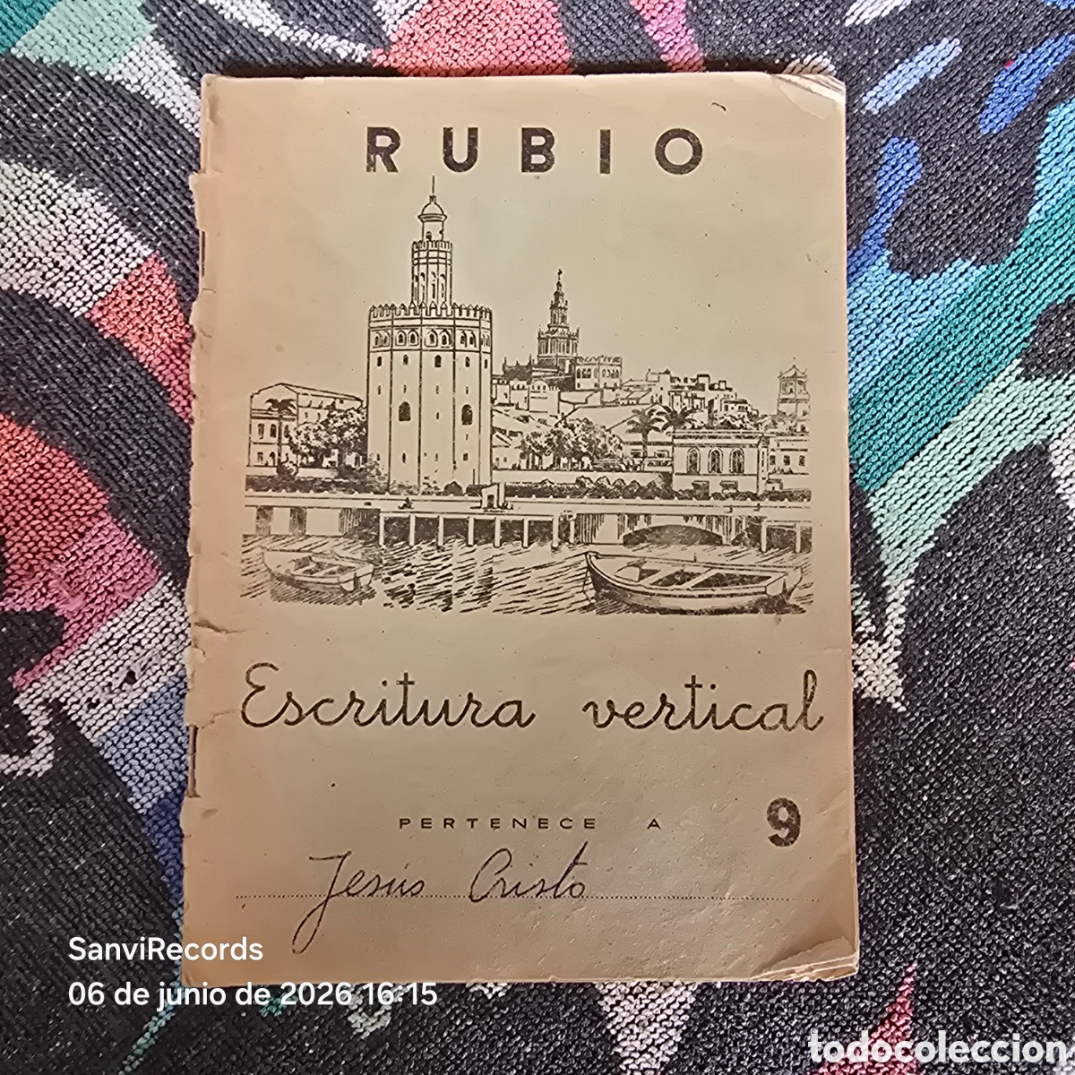 Otros Art&iacute;culos de Coleccionismo en Papel: CUADERNOS RUBIO: ESCRITURA VERTICAL 9 (1962)