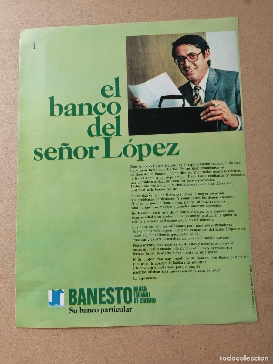 Otros Art&iacute;culos de Coleccionismo en Papel: ANUNCIO. BANESTO.....
