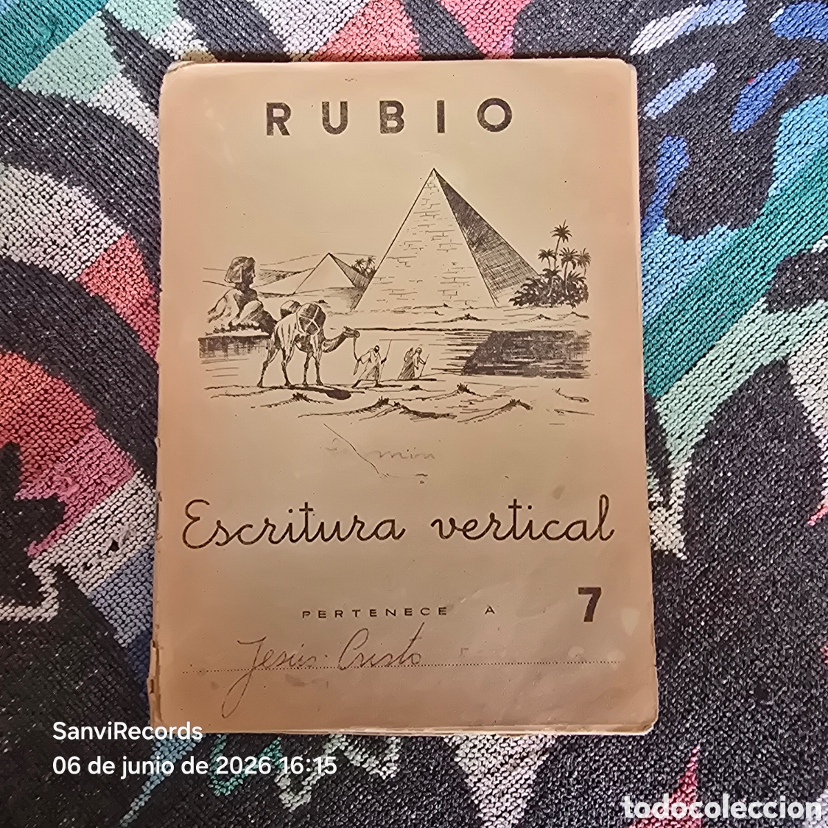 Otros Art&iacute;culos de Coleccionismo en Papel: CUADERNOS RUBIO: ESCRITURA VERTICAL 7 (1962)