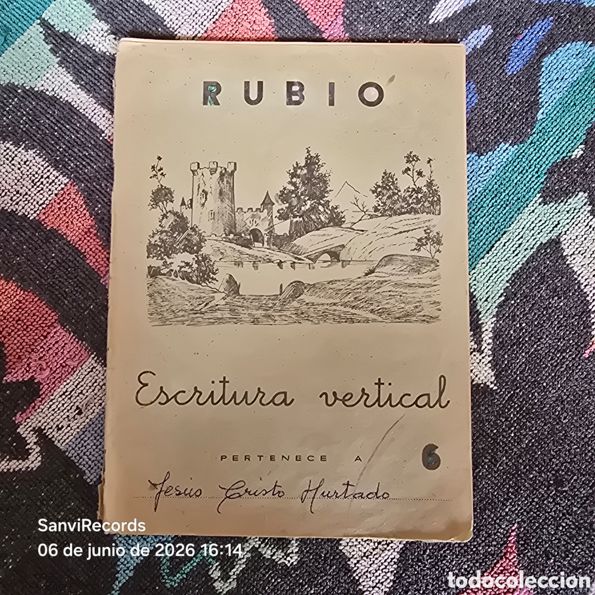 Otros Art&iacute;culos de Coleccionismo en Papel: CUADERNOS RUBIO: ESCRITURA VERTICAL 6 (1962)