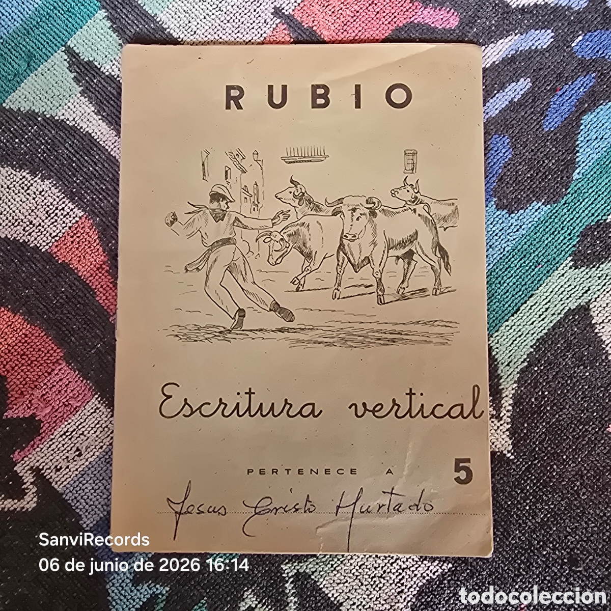 Otros Art&iacute;culos de Coleccionismo en Papel: CUADERNOS RUBIO: ESCRITURA VERTICAL 5 (1962)