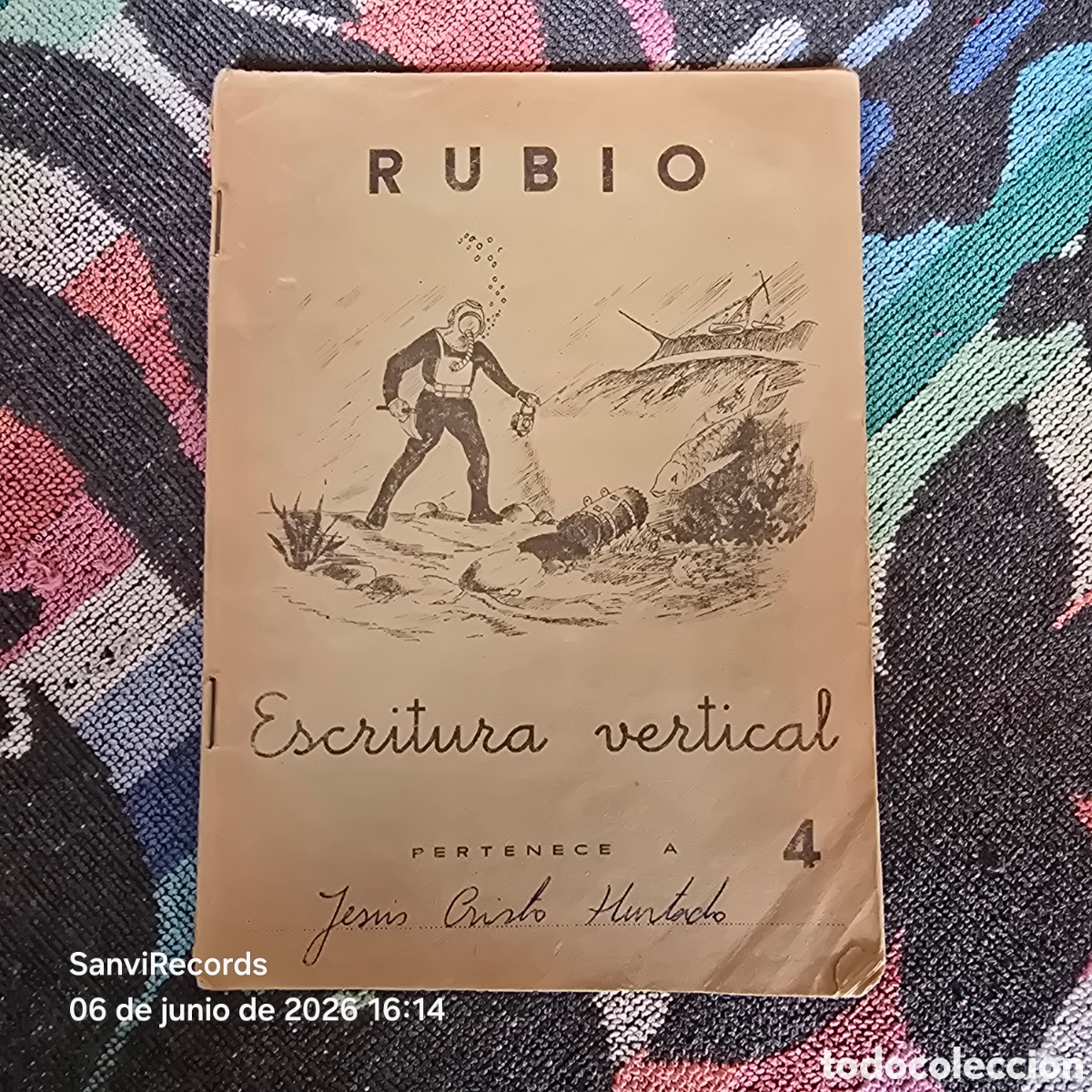 Otros Art&iacute;culos de Coleccionismo en Papel: CUADERNOS RUBIO: ESCRITURA VERTICAL 4 (1962)