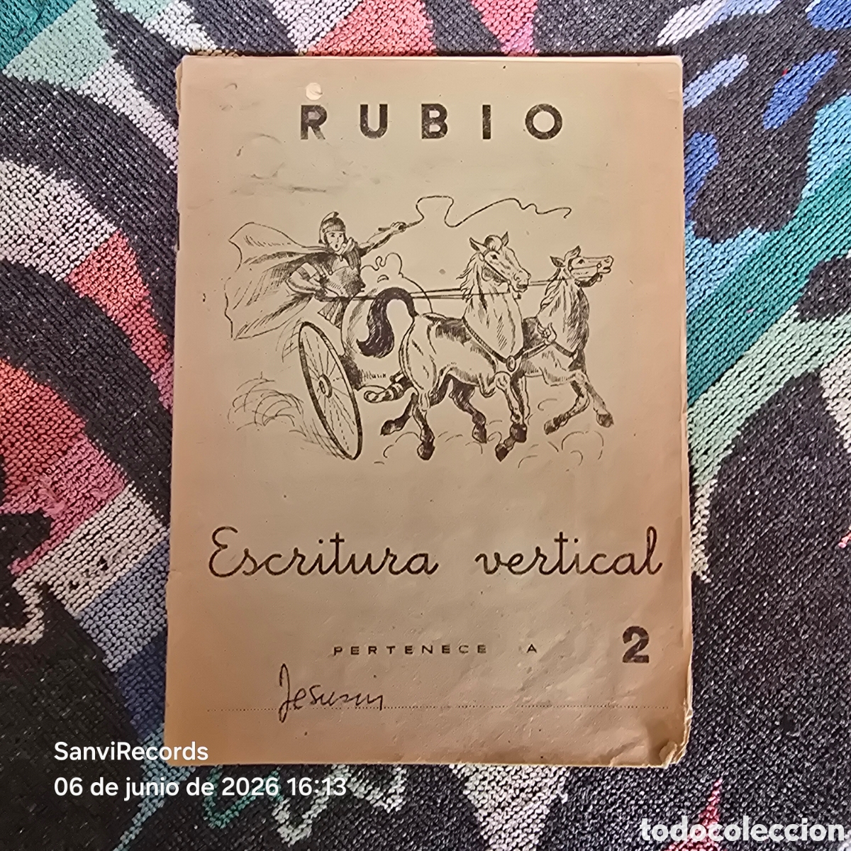 Otros Art&iacute;culos de Coleccionismo en Papel: CUADERNOS RUBIO: ESCRITURA VERTICAL 2 (1962)