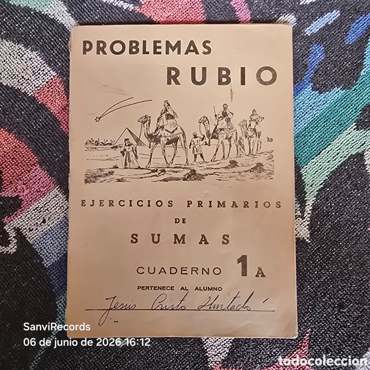 Otros Art&iacute;culos de Coleccionismo en Papel: PROBLEMAS RUBIO: EJERCICIOS PRIMARIOS DE SUMAS 1A (1959)