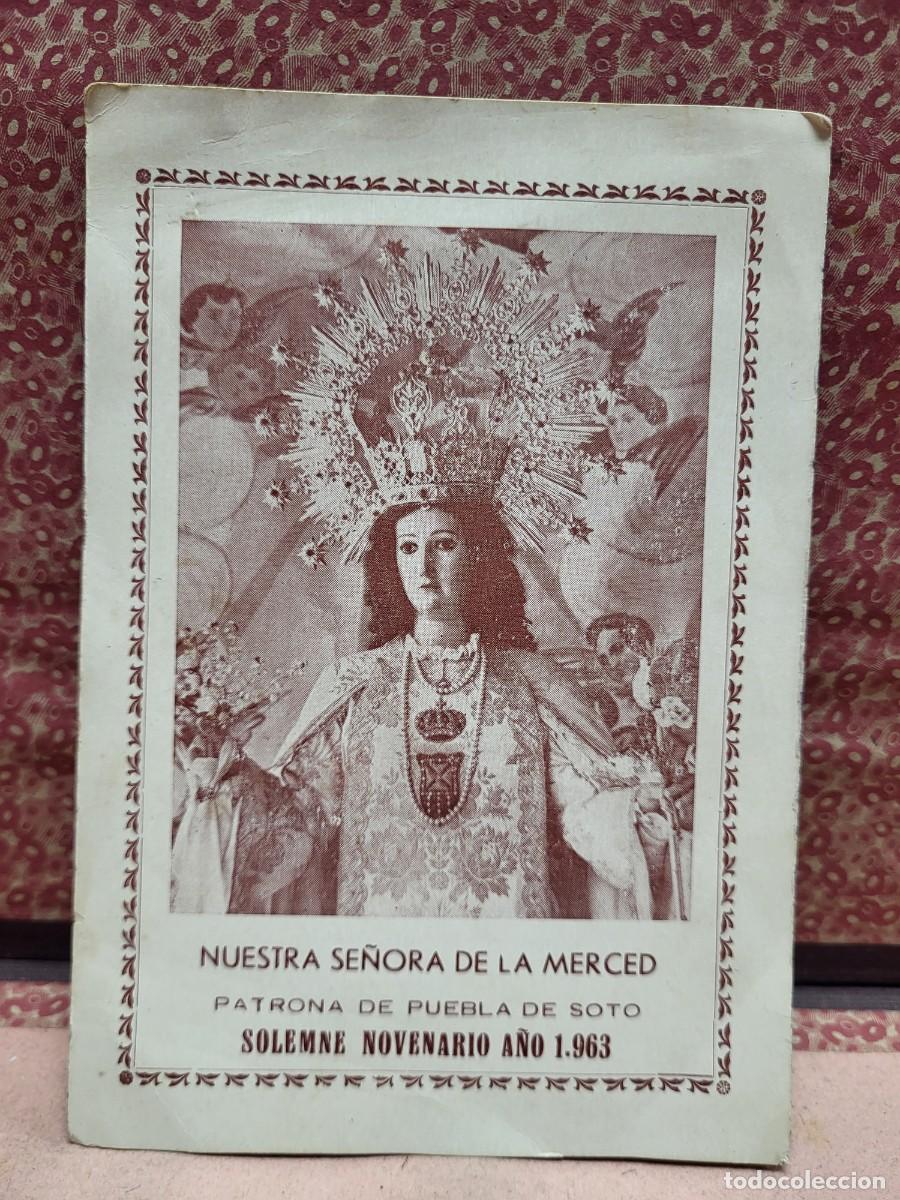 Otros Art&iacute;culos de Coleccionismo en Papel: RELIGIOSO HIMNO VIRGEN DE LA MERCED PUEBLA DE SOTO MURCIA 1963