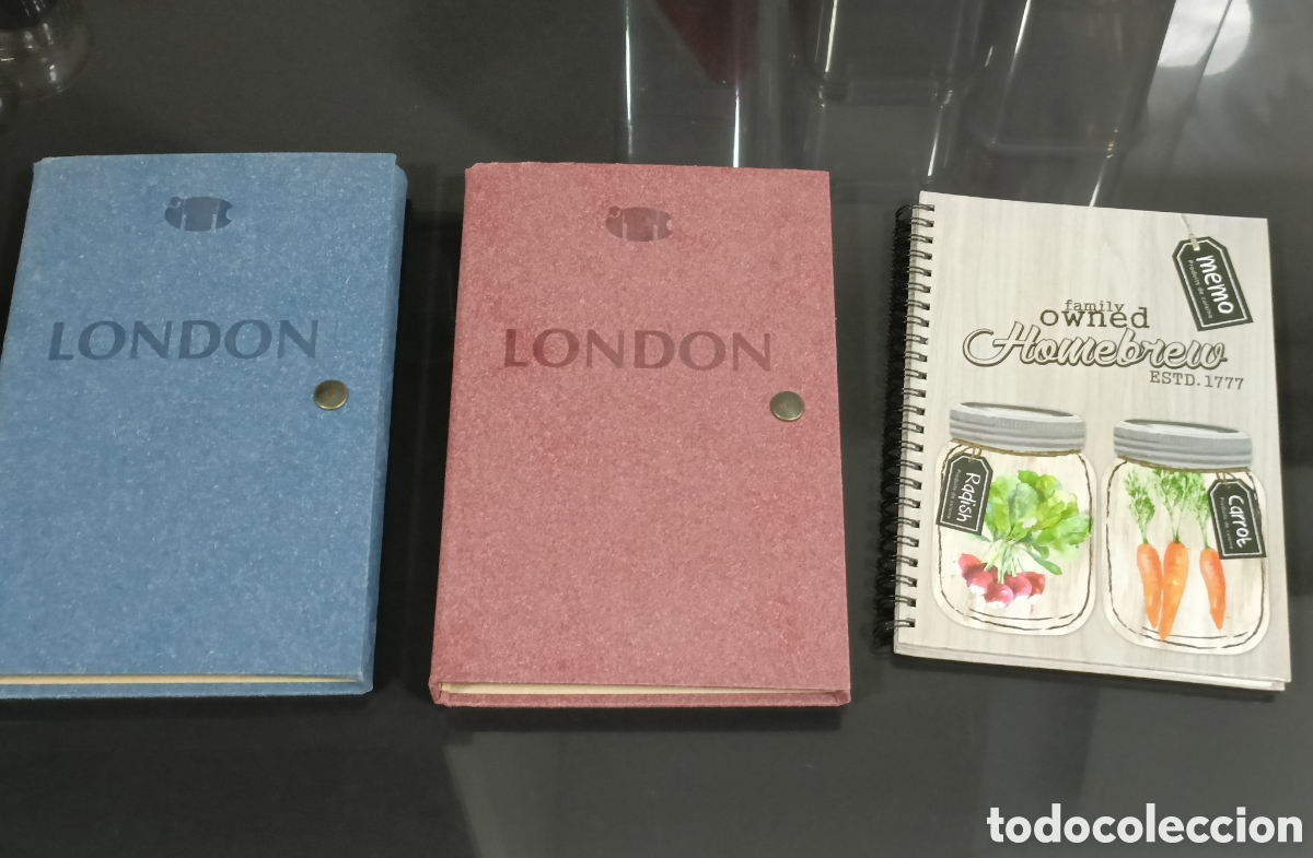 Otros Art&iacute;culos de Coleccionismo en Papel: Vintage Lote tres Cuadernos cocina para recetas London