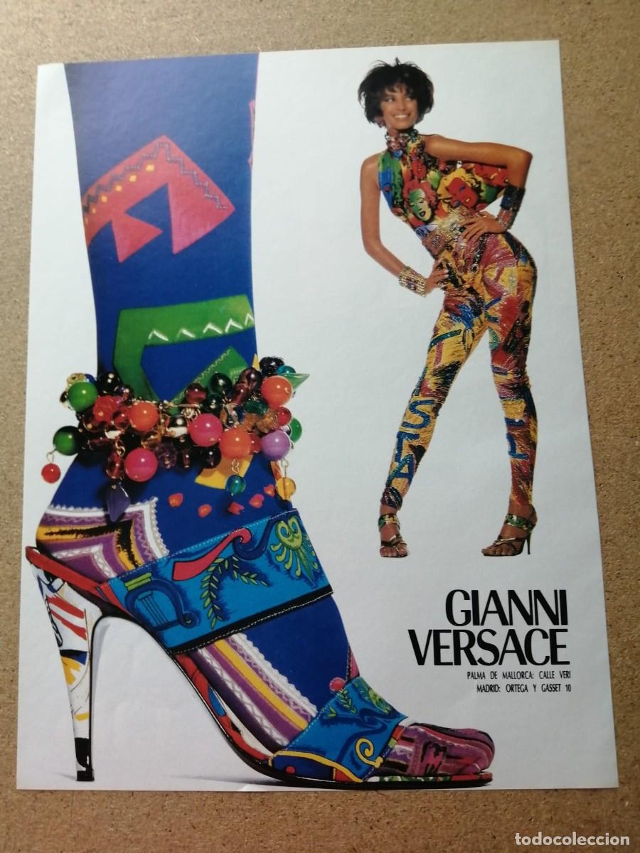 Otros Art&iacute;culos de Coleccionismo en Papel: ANUNCIO. TIENDAS GIANNI VERSACE . PALMA DE MALLORCA - MADRID