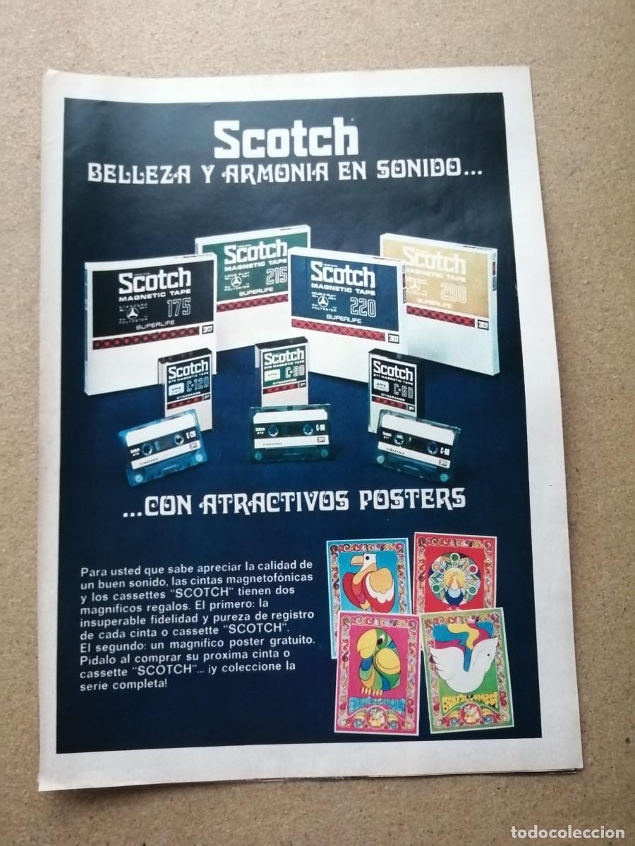 Otros Art&iacute;culos de Coleccionismo en Papel: ANUNCIO. CINTAS DE CASSETTE SCOTCH