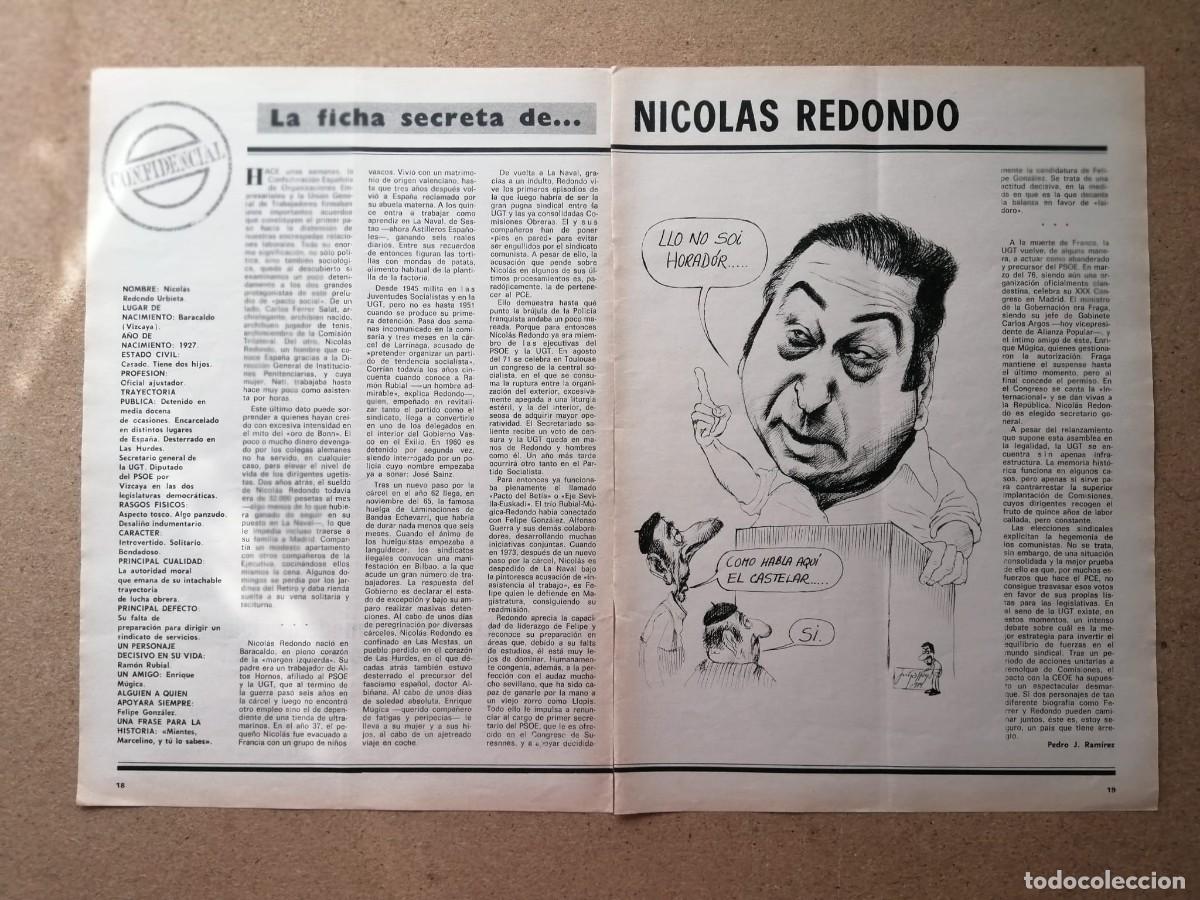 Otros Art&iacute;culos de Coleccionismo en Papel: REPORTAJE. NICOLAS REDONDO