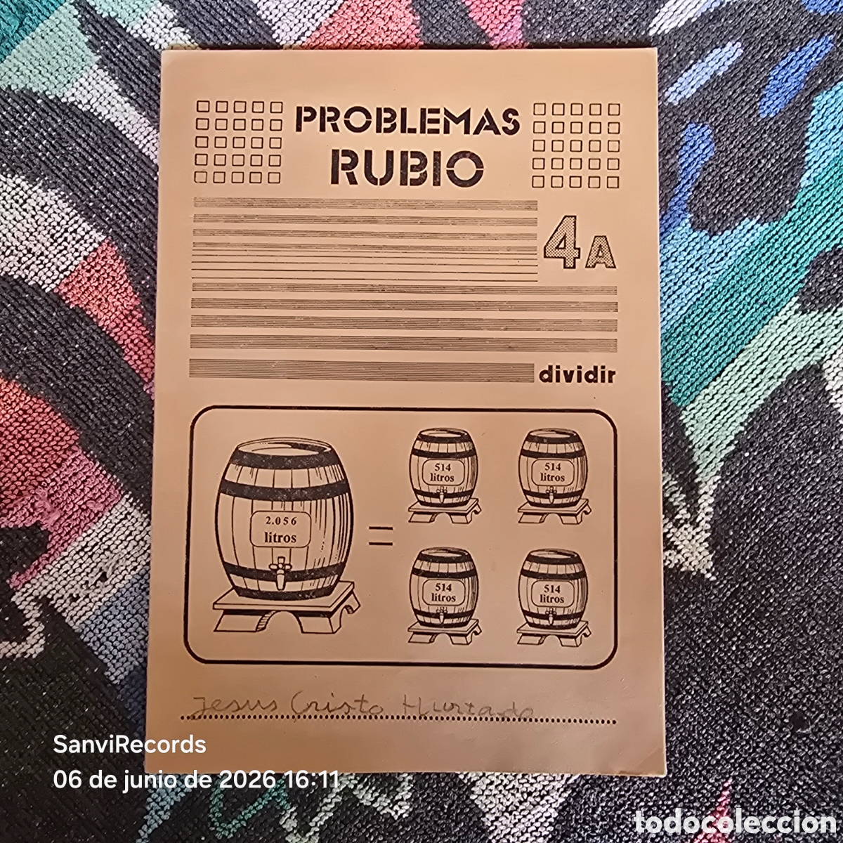 Otros Art&iacute;culos de Coleccionismo en Papel: PROBLEMAS RUBIO 4A: DIVIDIR (1977)