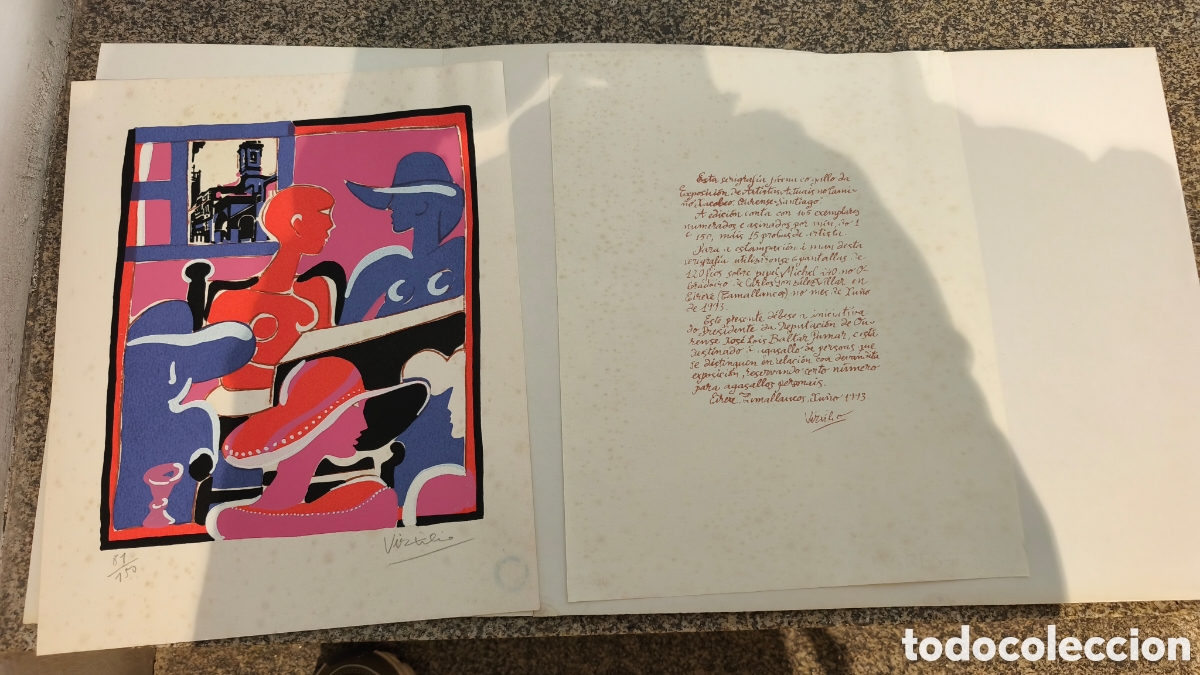 Otros Art&iacute;culos de Coleccionismo en Papel: Tipograf&iacute;a Virxilio Fern&aacute;ndez