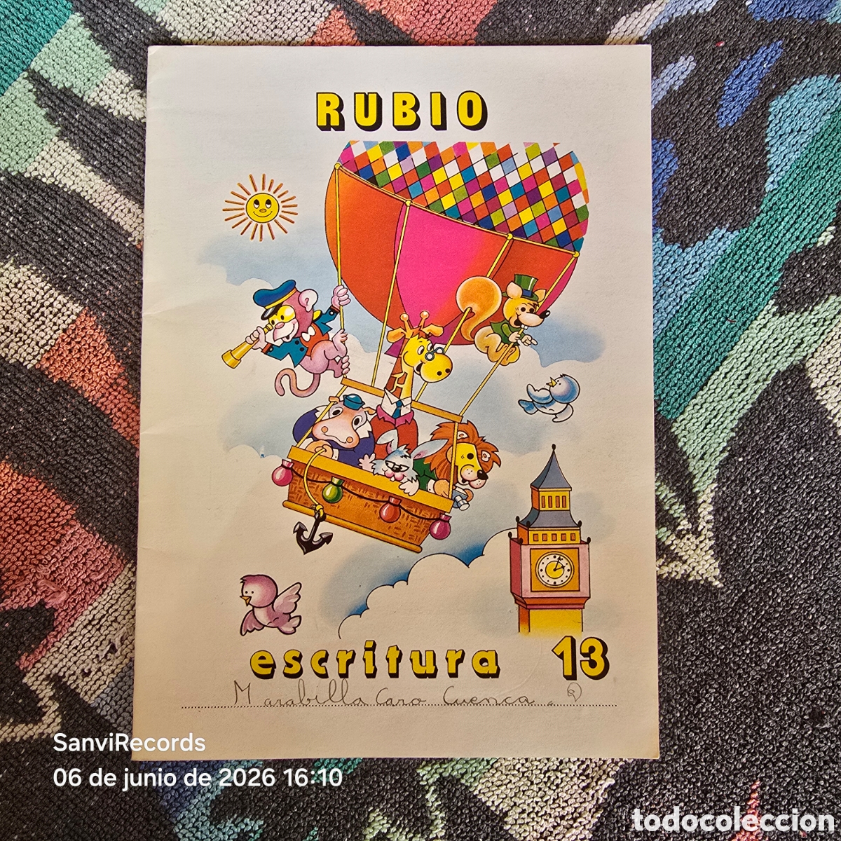 Otros Art&iacute;culos de Coleccionismo en Papel: CUADERNOS RUBIO: ESCRITURA 13 (1984)