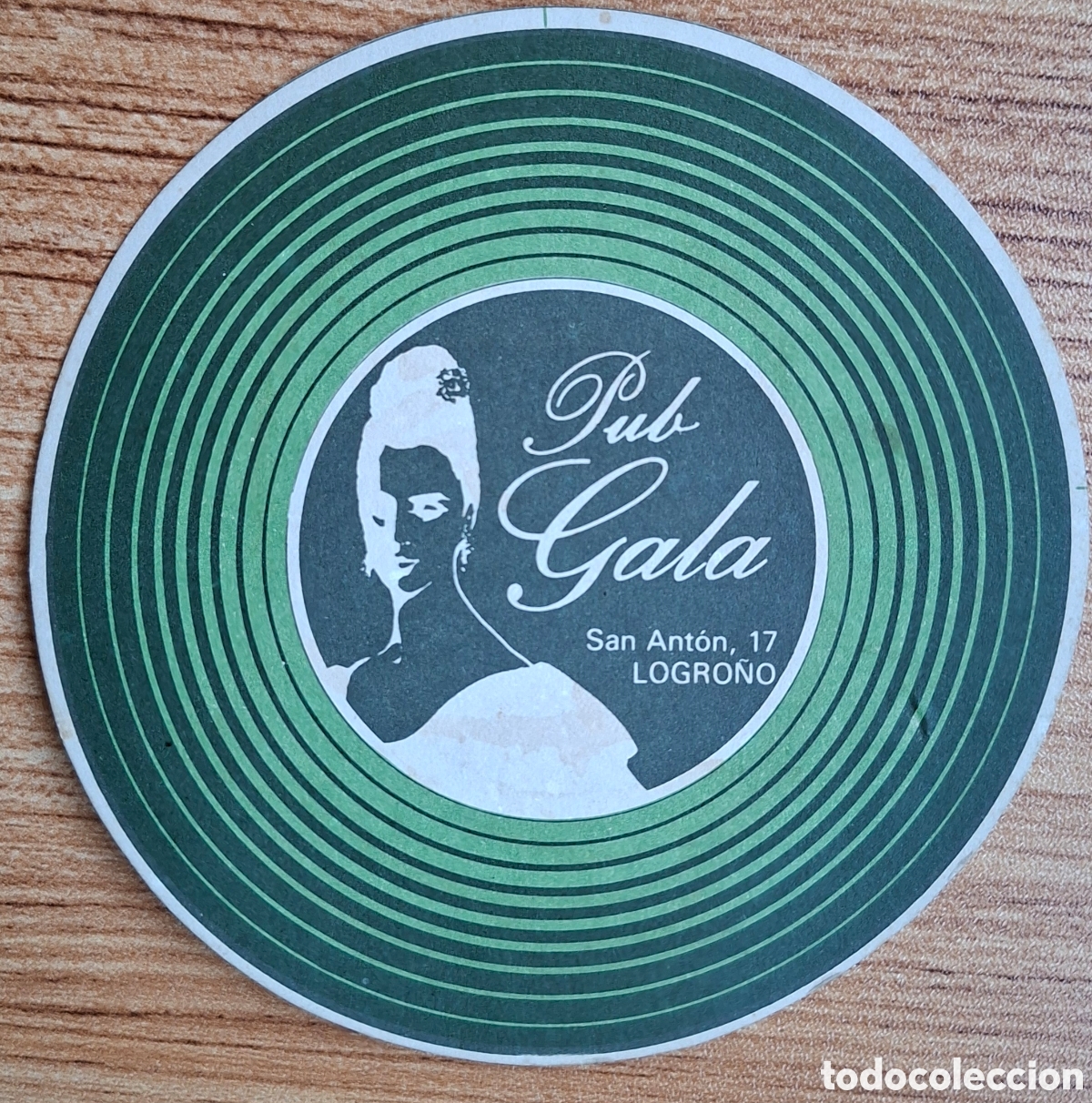 Otros Art&iacute;culos de Coleccionismo en Papel: Posavasos Pub Gala - Logro&ntilde;o (La Rioja)