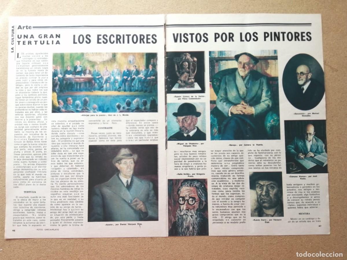 Otros Art&iacute;culos de Coleccionismo en Papel: REPORTAJE. LOS ESCRITORES VISTOS POR LOS PINTORES