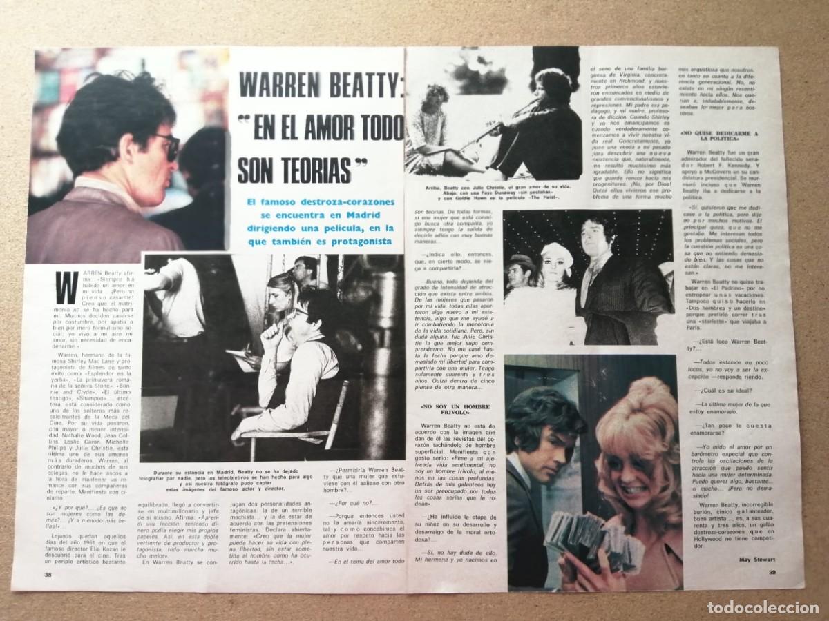 Otros Art&iacute;culos de Coleccionismo en Papel: REPORTAJE. WARREN BEATTY
