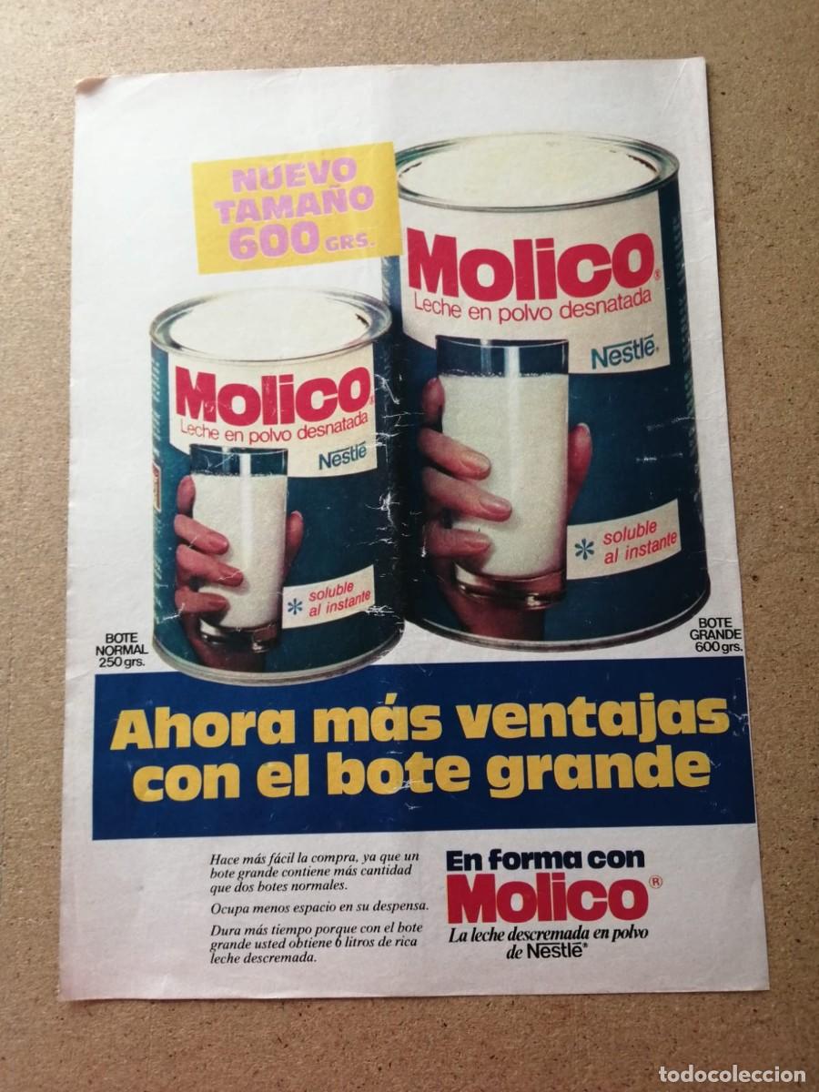 Otros Art&iacute;culos de Coleccionismo en Papel: ANUNCIO. LECHE EN POLVO MOLICO