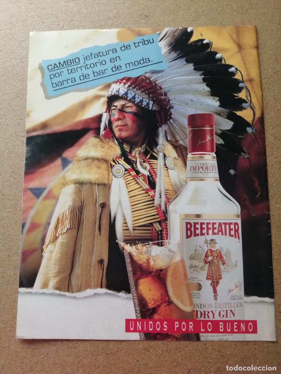 Otros Art&iacute;culos de Coleccionismo en Papel: ANUNCIO. DRY GIN BEEFEATER