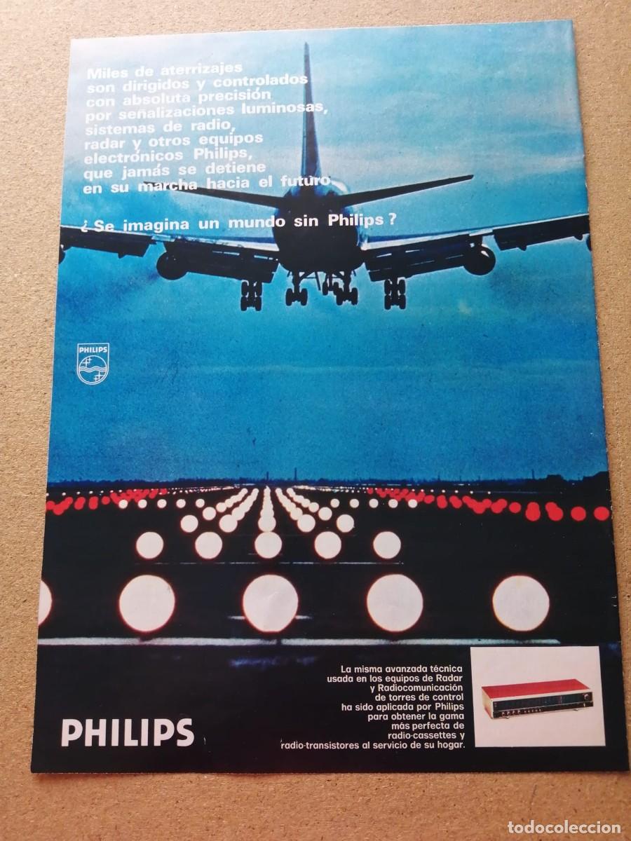 Otros Art&iacute;culos de Coleccionismo en Papel: ANUNCIO. RADIOCASSETTE Y RADIO TRANSISTORES PHILIPS