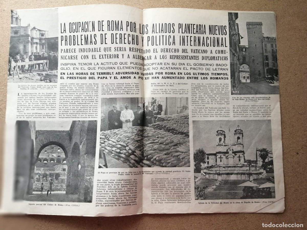 Otros Art&iacute;culos de Coleccionismo en Papel: REPORTAJE. 1943, LA OCUPACION DE ROMA POR LOS ALIADOS