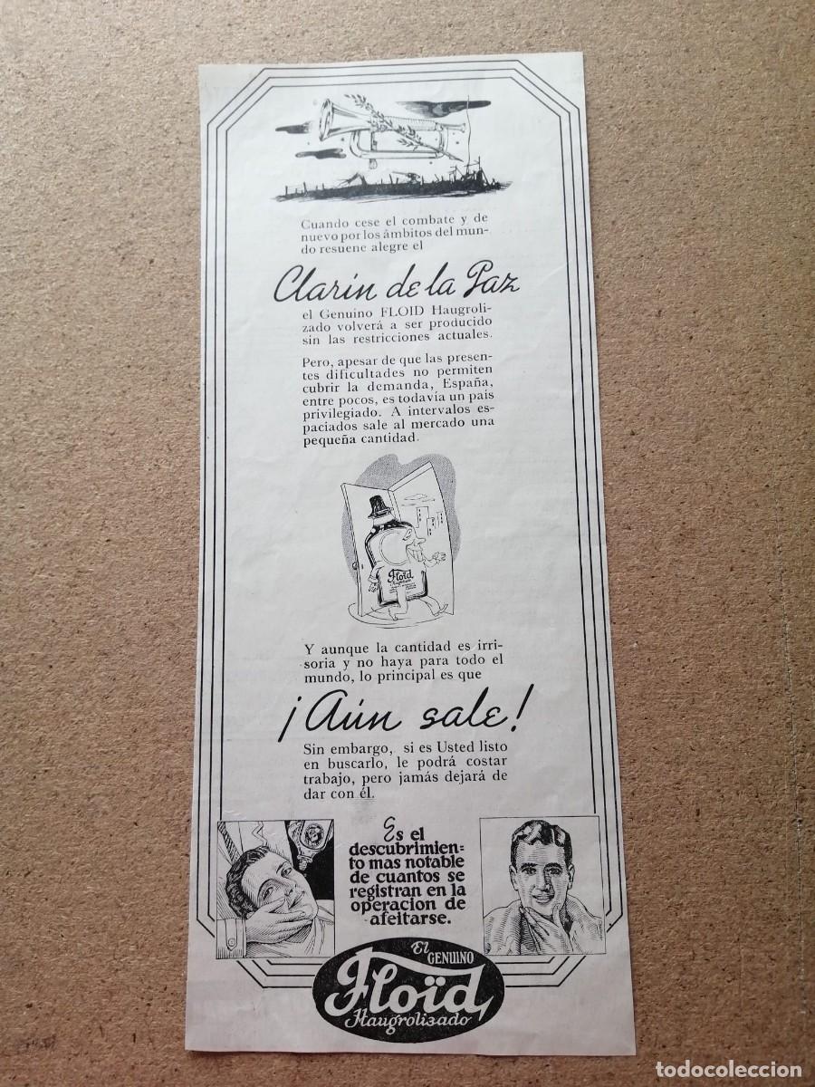 Otros Art&iacute;culos de Coleccionismo en Papel: ANUNCIO. FLO&Iuml;D, EL GENUINO