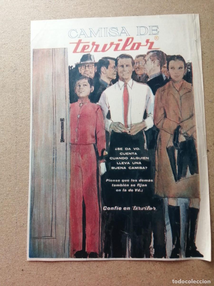 Otros Art&iacute;culos de Coleccionismo en Papel: ANUNCIO. CAMISA DE TERVILOR