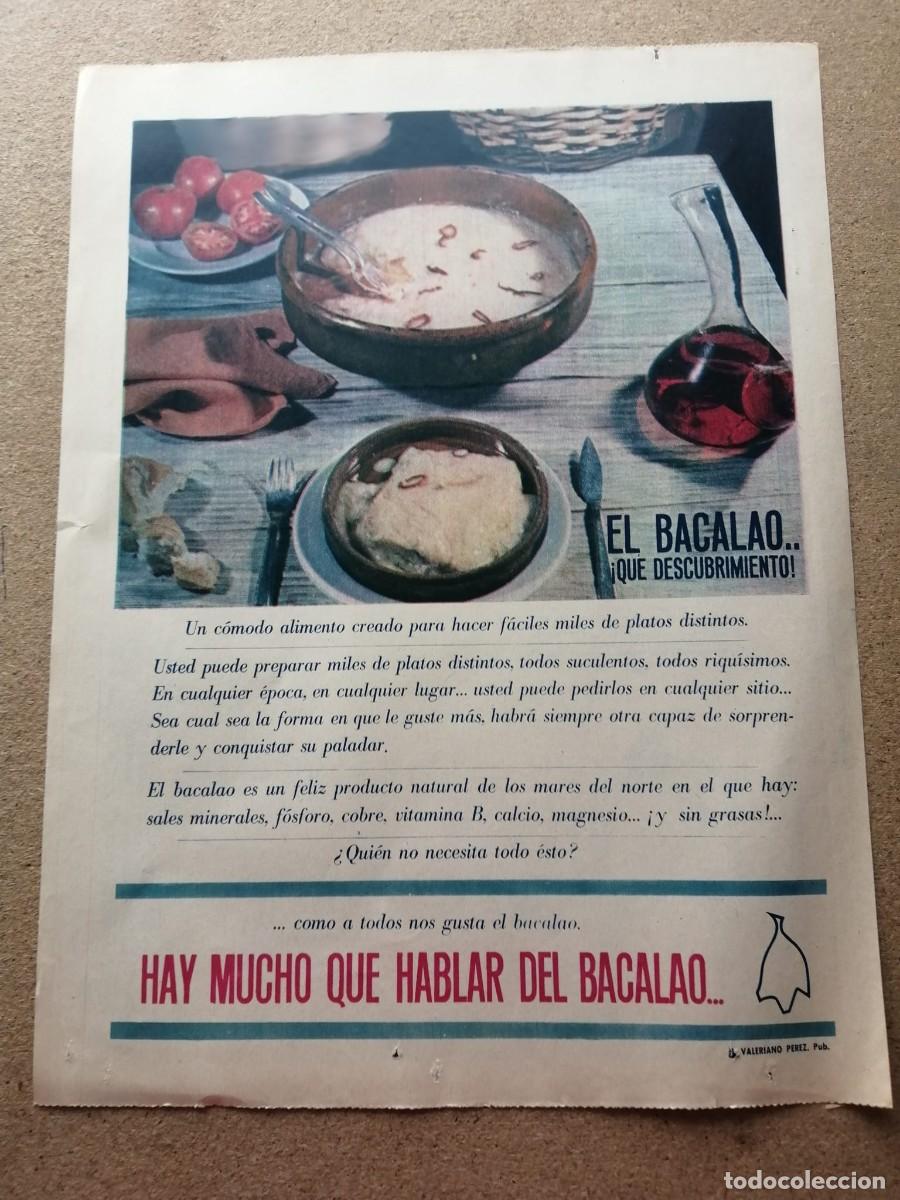 Otros Art&iacute;culos de Coleccionismo en Papel: ANUNCIO. HAY MUCHO QUE HABLAR DEL BACALAO