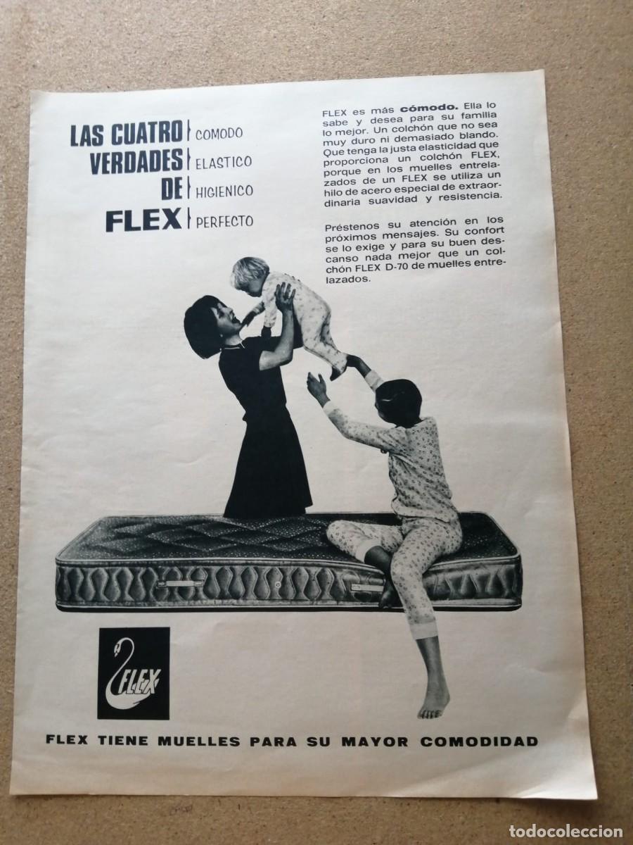 Otros Art&iacute;culos de Coleccionismo en Papel: ANUNCIO. COLCHONES FLEX