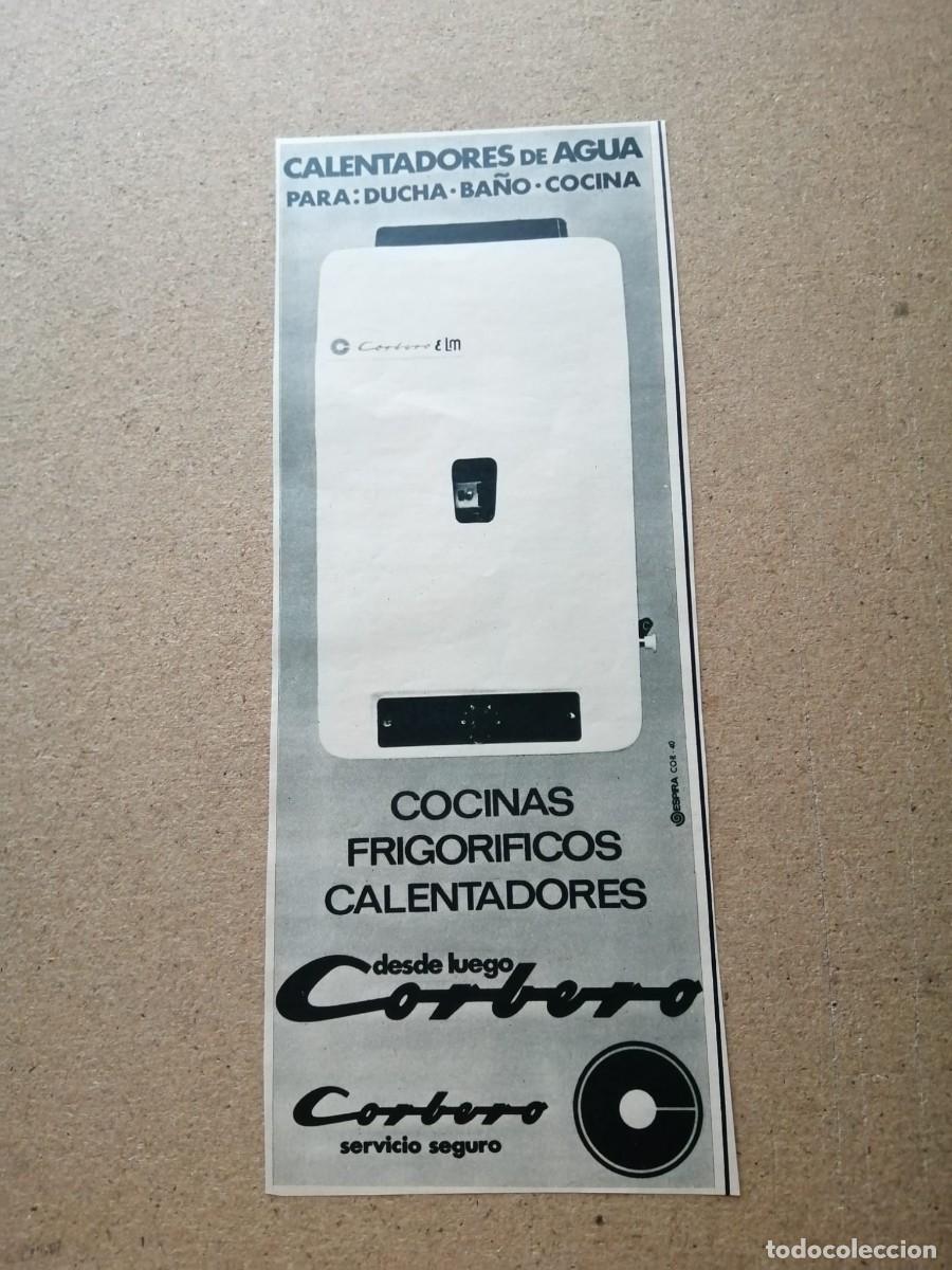 Otros Art&iacute;culos de Coleccionismo en Papel: ANUNCIO. COCINAS, FRIGORIFICOS, CALENTADORES CORBERO