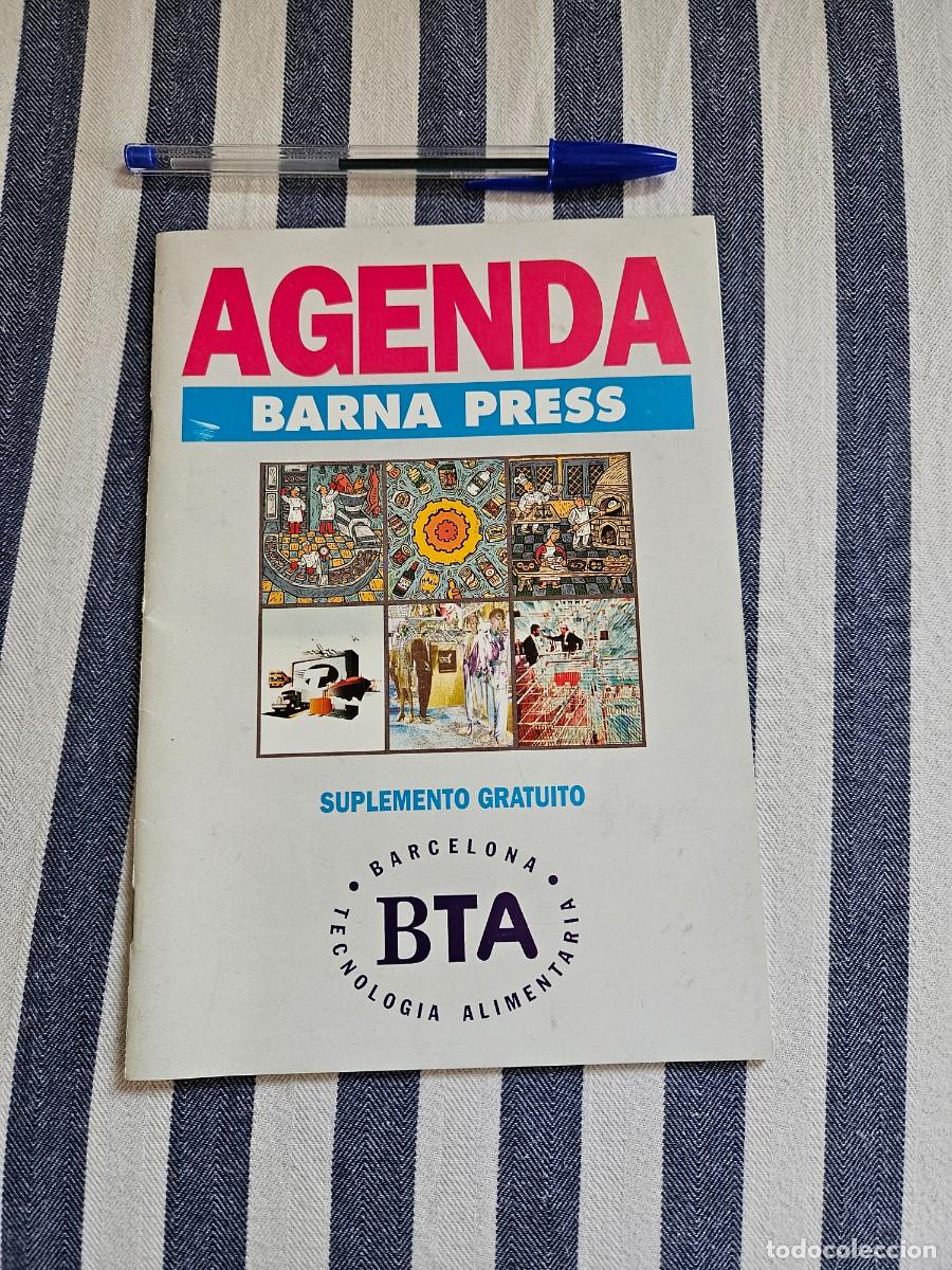 Otros Art&iacute;culos de Coleccionismo en Papel: Antigua Agenda Promocional Distribuido Por La Editorial O Agencia Barna Press, BTA Barcelona.