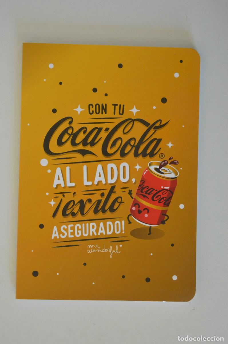 Otros Art&iacute;culos de Coleccionismo en Papel: CUADERNO SIN USAR CON TU Coca-Cola AL LADO &iexcl;&eacute;xito ASEGURADO! MR. WONDERFUL CUADERNITO