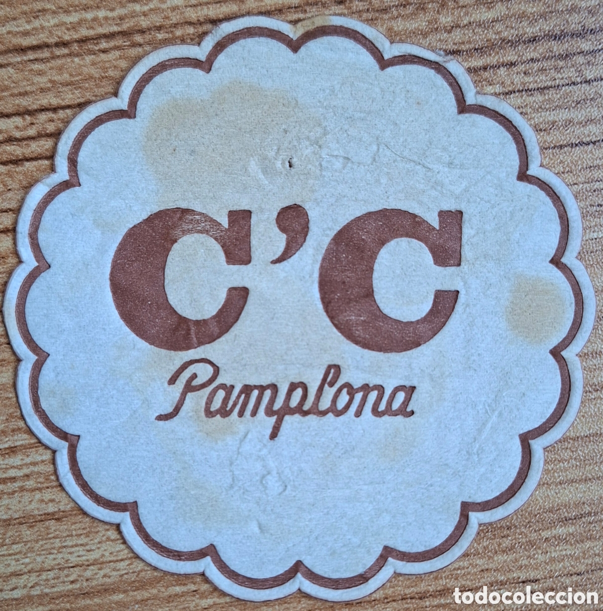 Otros Art&iacute;culos de Coleccionismo en Papel: Posavasos C'c - Pamplona / Iru&ntilde;a (Navarra)