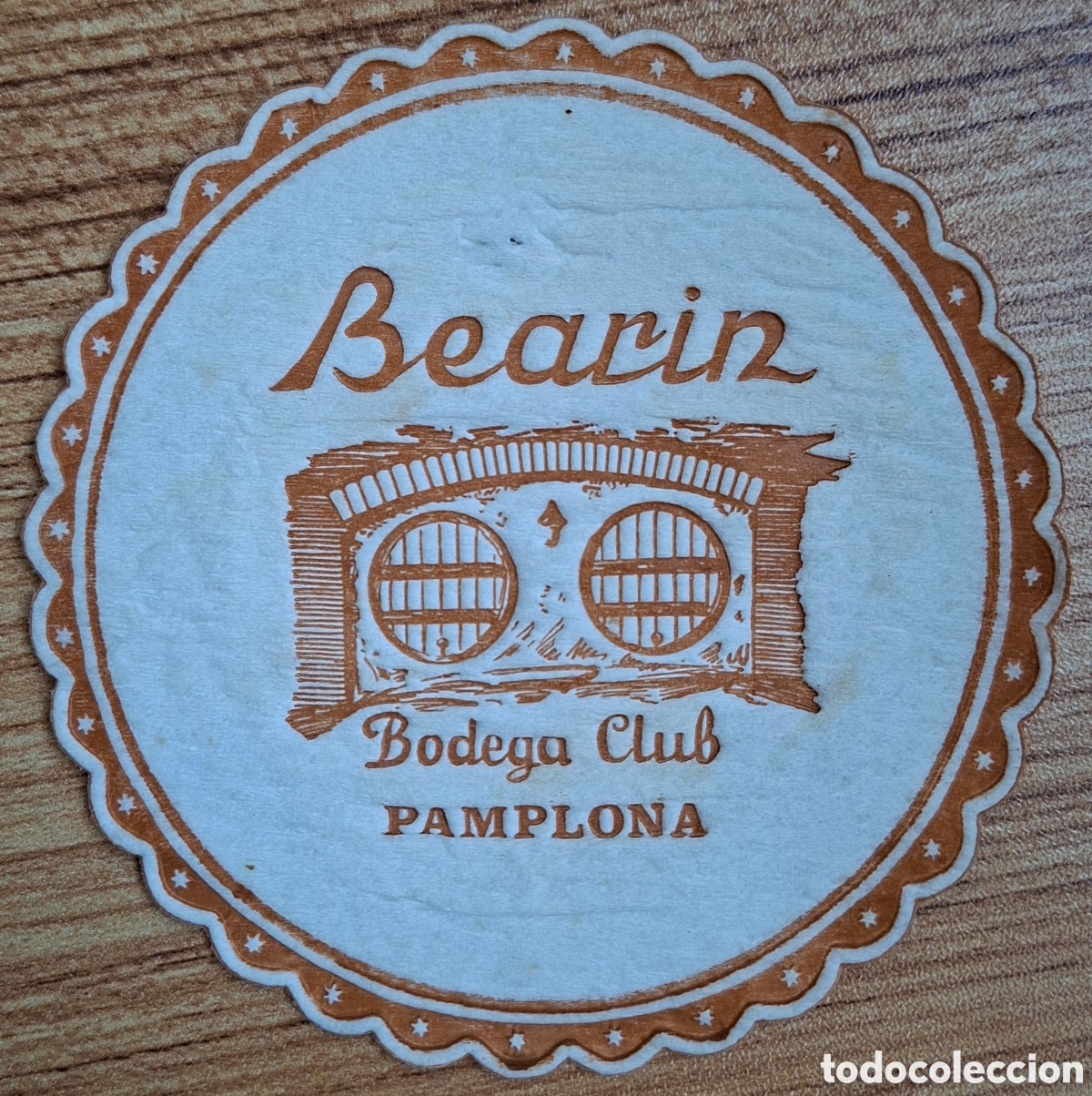 Otros Art&iacute;culos de Coleccionismo en Papel: Posavasos Bodega Club Bearin - Pamplona / Iru&ntilde;a (Navarra)