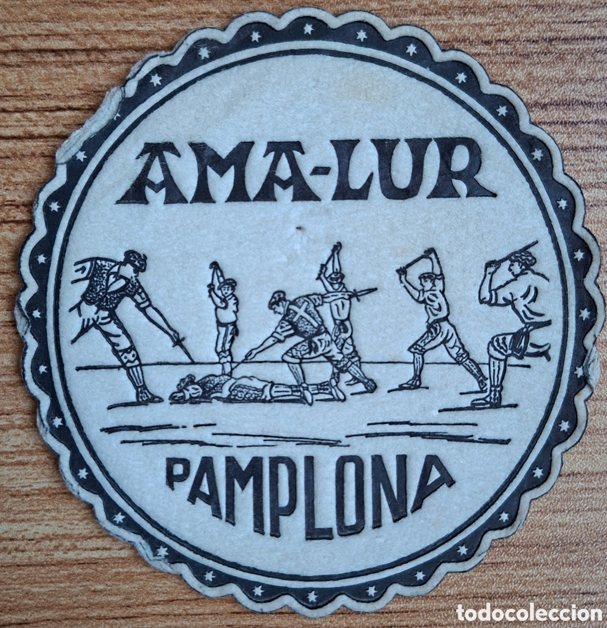 Otros Art&iacute;culos de Coleccionismo en Papel: Posavasos Ama-Lur - Pamplona / Iru&ntilde;a (Navarra)