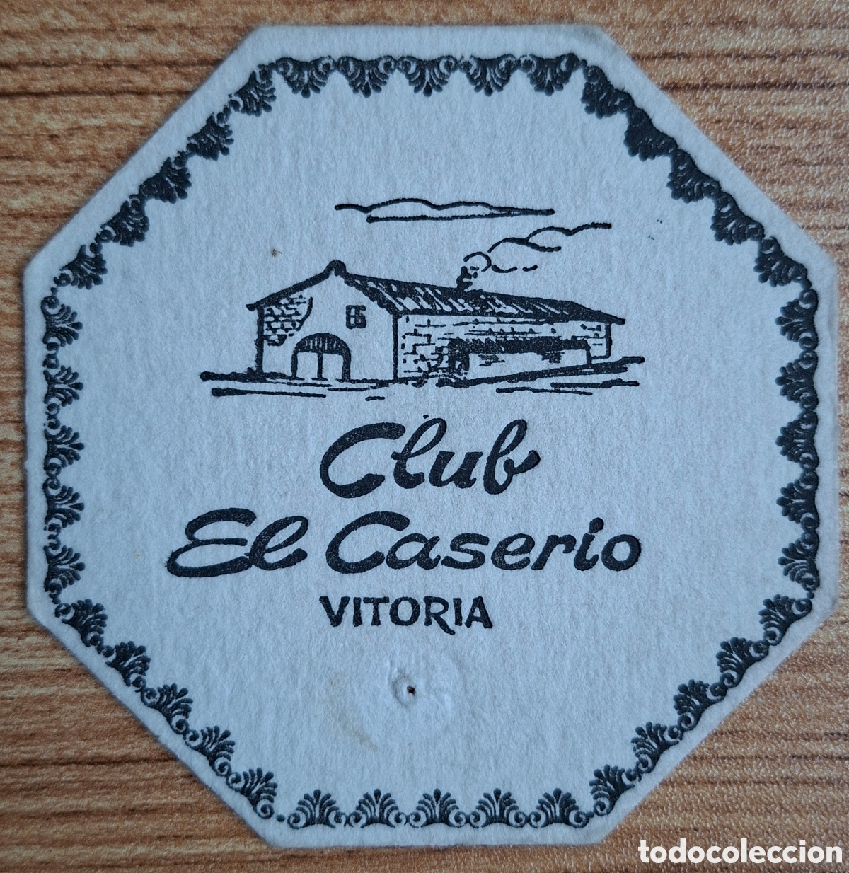 Otros Art&iacute;culos de Coleccionismo en Papel: Posavasos Club El Caser&iacute;o - Vitoria Gasteiz (Alava / Araba)