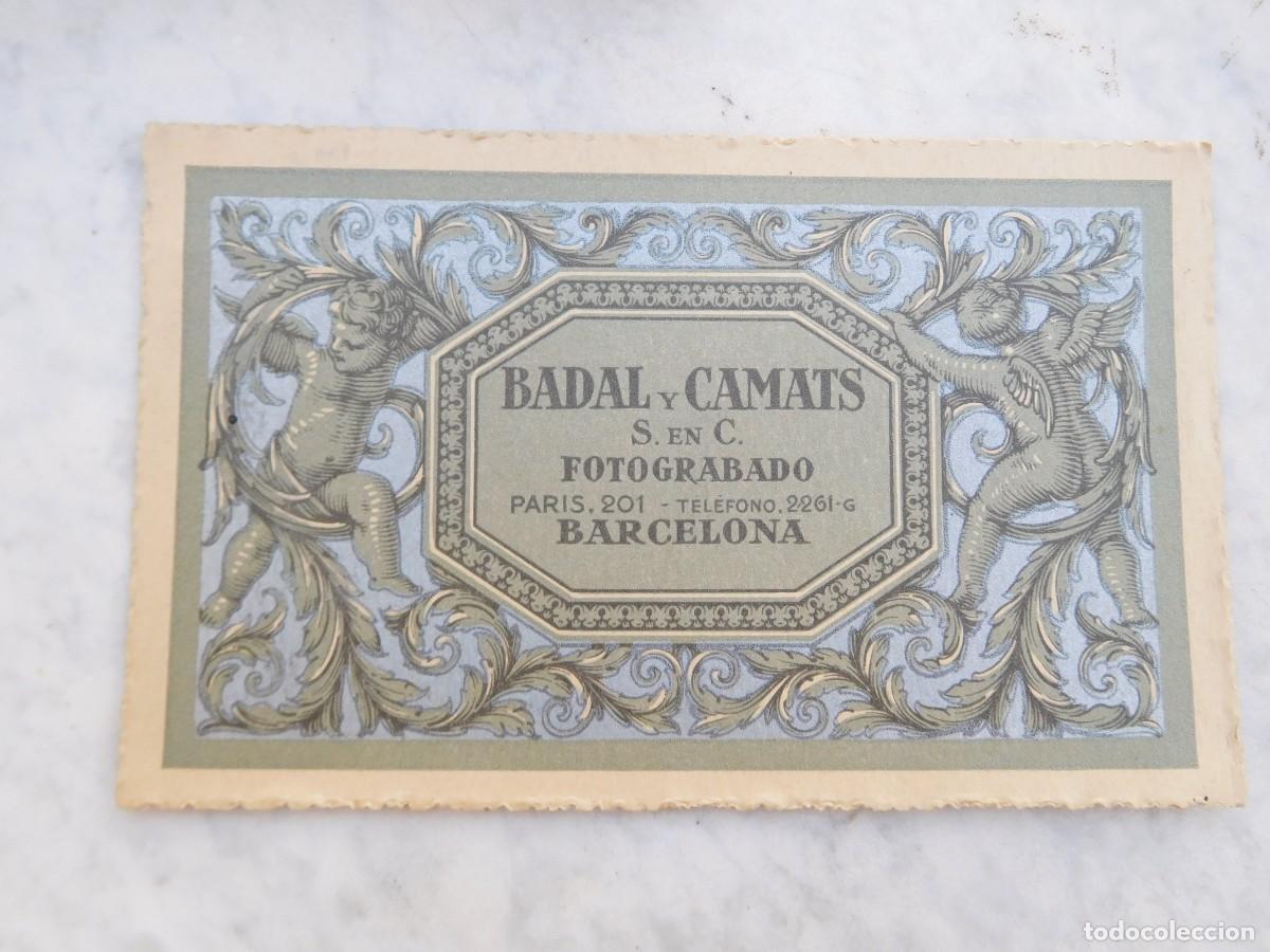 Otros Art&iacute;culos de Coleccionismo en Papel: Tarjeta comercial Badal y Camats fotograbado Barcelona